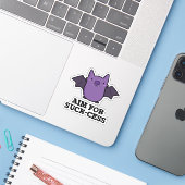 Sticker Objectif Pour La Chasse-Chasse Drôle Positif Pun À (Ordinateur portable avec iPhone)