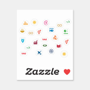 Sticker Objectifs de développement durable Icons