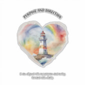 Sticker Objet et orientation Affirmation positive (Devant)