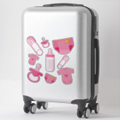Sticker Objets pour bébés (Sur valise)
