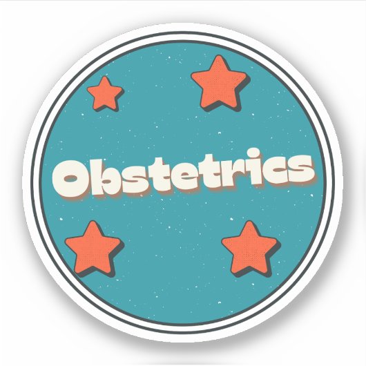 Sticker Obstétrique (Devant)
