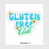Sticker Obtenez le Club sans gluten (Feuille)