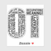 Sticker Occupational Therapeuy (Feuille)
