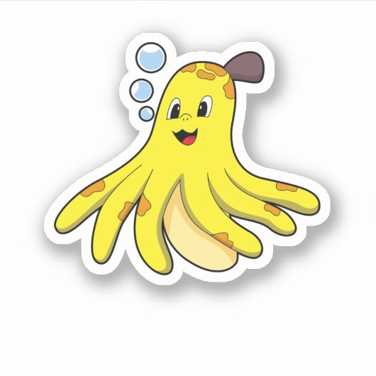 Sticker Octopus (Devant)