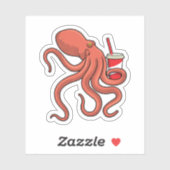 Sticker Octopus (Feuille)