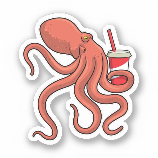 Sticker Octopus (Devant)