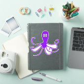 Sticker Octopus pourpre (Couverture iPad)