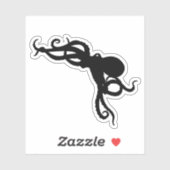 Sticker Octopus vintage (Feuille)