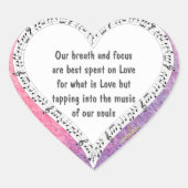 Sticker Ode to Love par la poète Adiela Akoo (Devant)