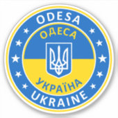 Sticker Odesa Ukraine (Devant)