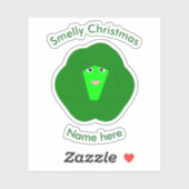 Sticker Odeur Noël Bruxelles Sprout Custom (Feuille)