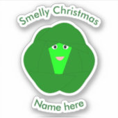 Sticker Odeur Noël Bruxelles Sprout Custom (Devant)