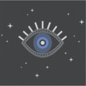 Sticker Oeil bleu talisman oeil diabolique (Devant)