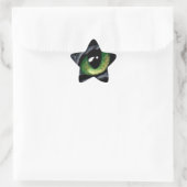 Sticker "Oeil de chat : Vert" (Sac)