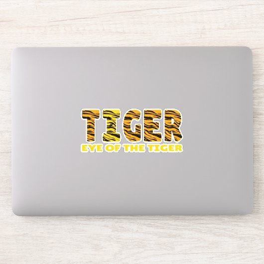 Sticker Oeil du tigre (Ordinateur)
