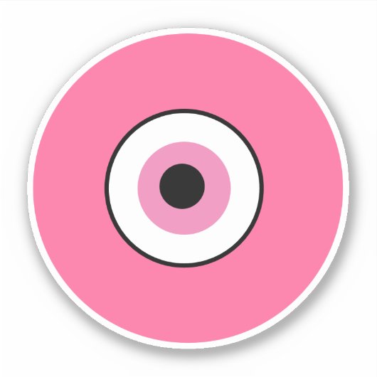 Sticker Oeil malin (Devant)