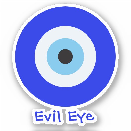 Sticker Oeil malin grec (Devant)