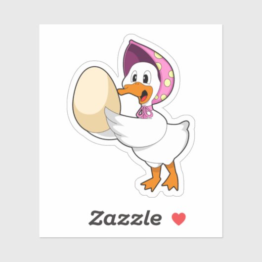 Sticker Oeuf de canard (Feuille)