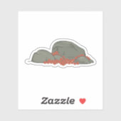 Sticker Oeuf Saumon Sockeye (Feuille)