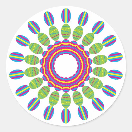 Sticker OEufs de Pâques (Devant)