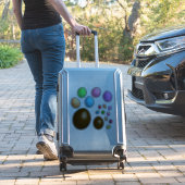 Sticker Oeufs de Pâques multicolores et haricots (Valise Insitu)