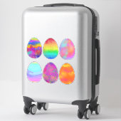 Sticker OEufs de Pâques peints (Sur valise)