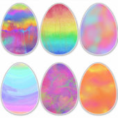 Sticker OEufs de Pâques peints (Devant)