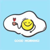 Sticker OEufs frits le matin (Devant)