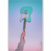 Sticker OEuvre classique de guitare (Devant)