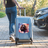Sticker Œuvre d'art majestueuse représentant des bisons am (Valise Insitu)