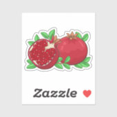 Sticker Oeuvre esthétique de grenade (Feuille)