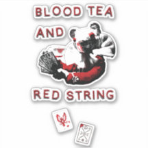Sticker of Mouse from Blood Tea and Red String