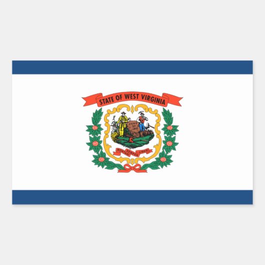 Sticker officiel de l'État de Virginie-Occidentale (Devant)