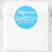 Sticker officiel "Suivez-moi sur Twitter" (Sac)