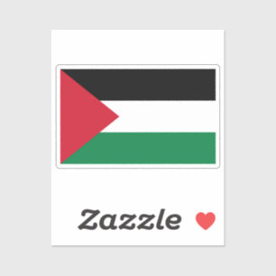 Sticker officiellement le drapeau de l'État de Palestine