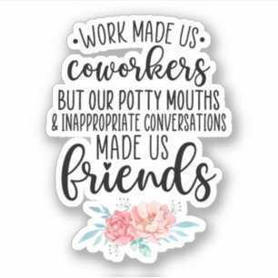 Sticker Offre De Bestie De Travail, Cadeau De Cotravailleu