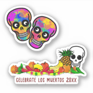 Sticker Offres Pour Dia De Los Muertos