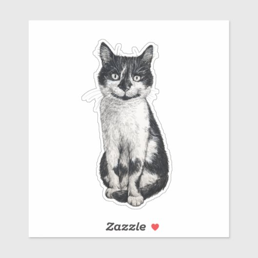 Sticker Ogie le chat (Feuille)