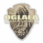 Sticker Oglala Lakota (flèche) (Devant)