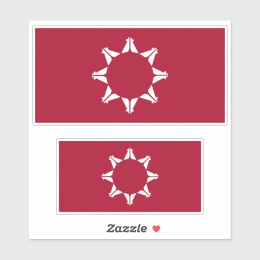 Sticker Oglala Sioux (Feuille)