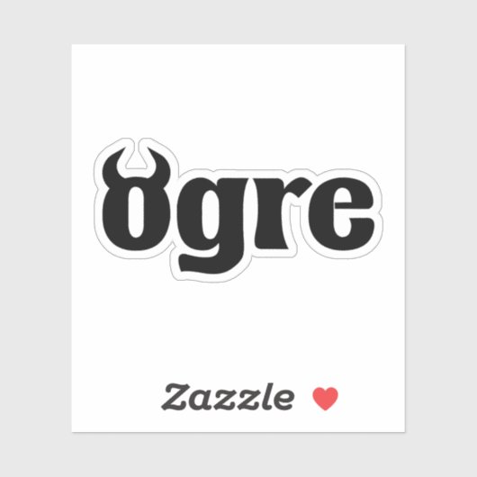 Sticker Ogre (Feuille)