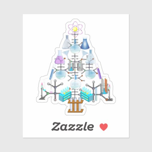 Sticker Oh Chimie, Oh Arbre Chimiste (Feuille)