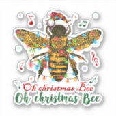 Sticker Oh Christmas Bee Oh Christmas Bee Light (Devant)