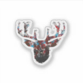 Sticker Oh Deer Minimal Style (Devant)