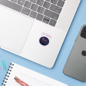 Sticker Oh Deer Modern Aesthetic (Ordinateur portable avec iPhone)