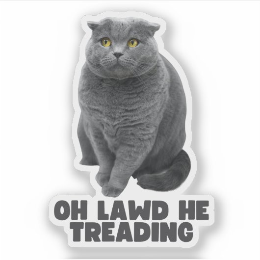 Sticker Oh Lawd He Treading (Devant)