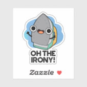 Sticker Oh L'Ironie Drôle Jeu De Fer (Feuille)