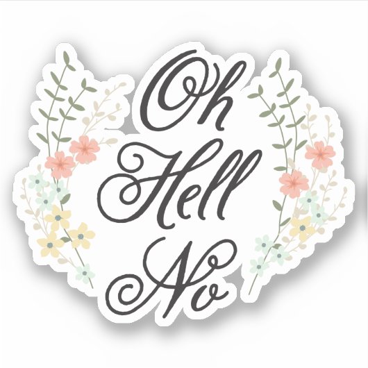 Sticker Oh Non (Devant)