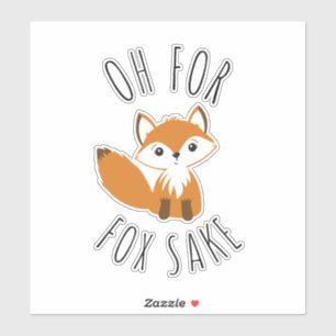 Sticker Oh pour Fox Sake