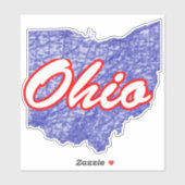 Sticker Ohio (Feuille)